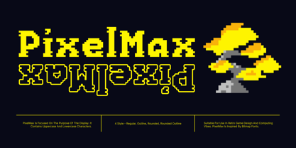 Pixelmax Font Poster 1