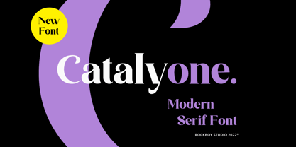 Catalyone Font Poster 1