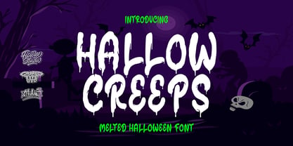 Hallow Creeps Font Poster 1