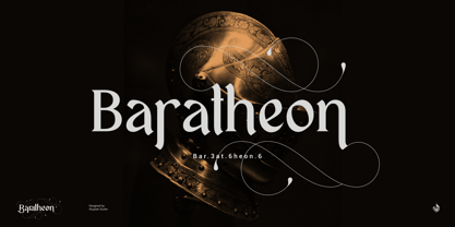 Al Baratheon Font Poster 13