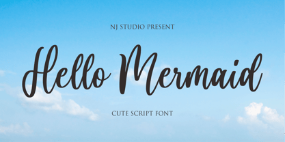 Hello Mermaid Font Poster 1