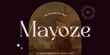 Mayoze Font Poster 1