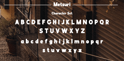 Metsuri Font Poster 9