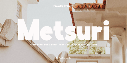 Metsuri Font Poster 1