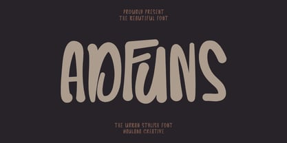 MC Adfuns Font Poster 1