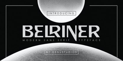 Belriner Font Poster 1