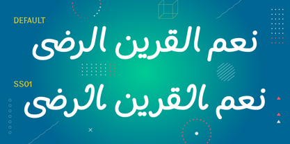 Fun Line Arabic Font Poster 6