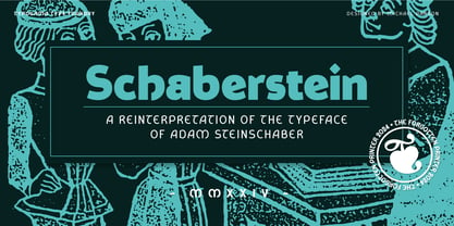 Schaberstein Font Poster 1