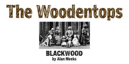 Blackwood Font Poster 3