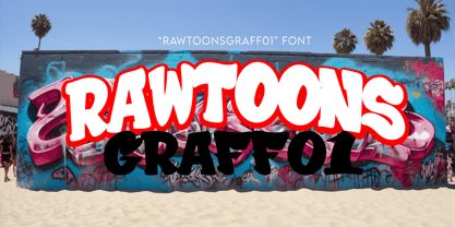 Rawtoons Graff01 Font Poster 2