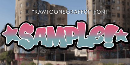 Rawtoons Graff01 Font Poster 3