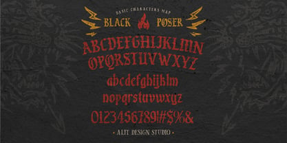 Black Poser Font Poster 6