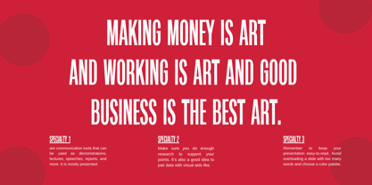Working Font Poster 6
