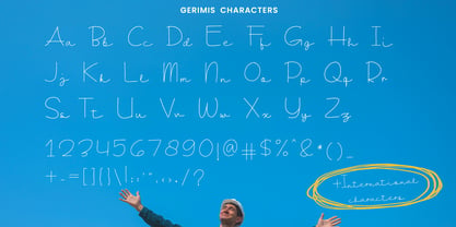 Gerimis Font Poster 3