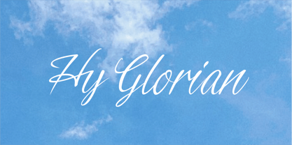 Hy Glorian Font Poster 1