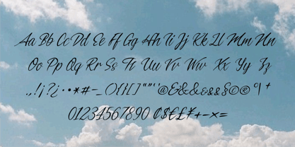 Hy Glorian Font Poster 4