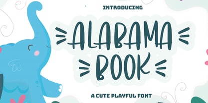 Alabama Book Font Poster 1
