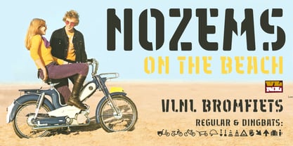 VLNL Bromfiets Font Poster 1