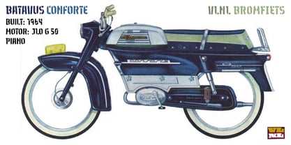 VLNL Bromfiets Fuente Póster 6