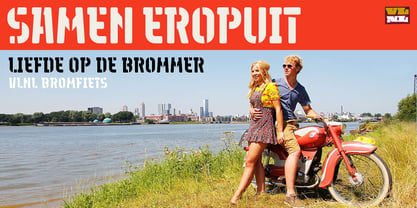 VLNL Bromfiets Font Poster 12