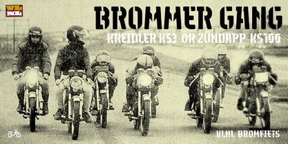 VLNL Bromfiets Font Poster 4