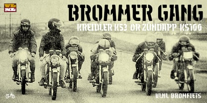 VLNL Bromfiets Fuente Póster 4