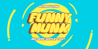 Funny munk Font Poster 1