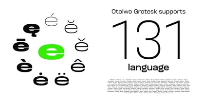 Otoiwo Grotesk Font Poster 5