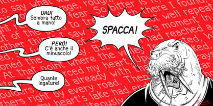 Spaghetti Bolognese Font Poster 4