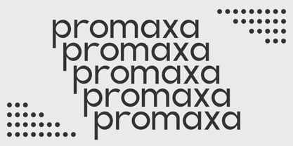 Promaxa Font Poster 4