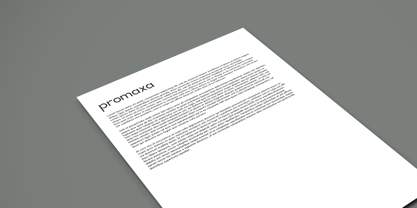 Promaxa Font Poster 3