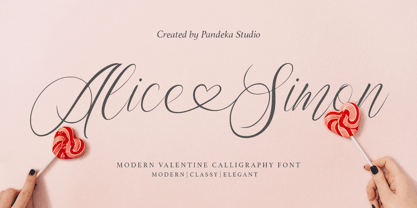 Alice Simon Font Poster 1