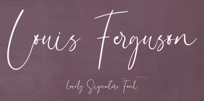 Lovely Signature Font Poster 7