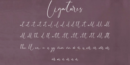 Lovely Signature Font Poster 9