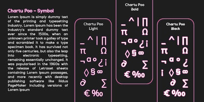 Chartu Poo Font Poster 15