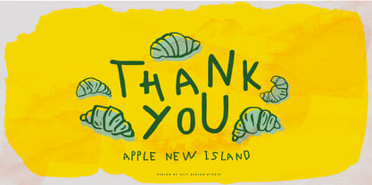 Apple New Island Font Poster 15