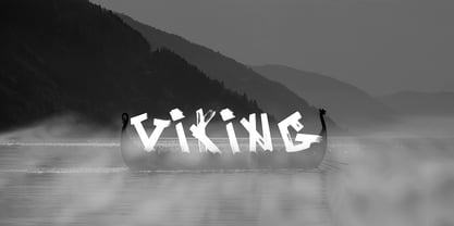 The Vikings Power Font Poster 1