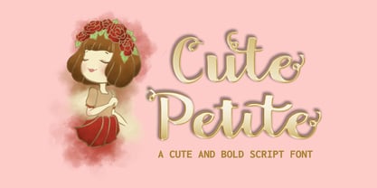 Cute Petite Font Poster 1