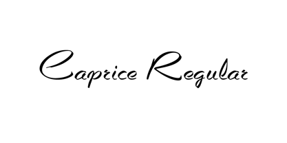 Caprice Font Poster 3