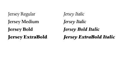 Jersey Font Poster 3