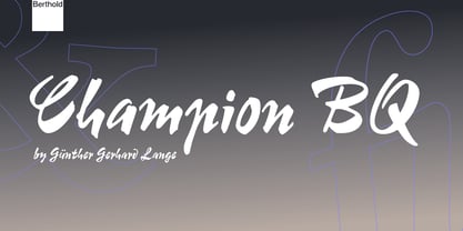 Champion Font Poster 1