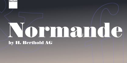 Normande Font Poster 1