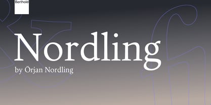Nordling Font Poster 1