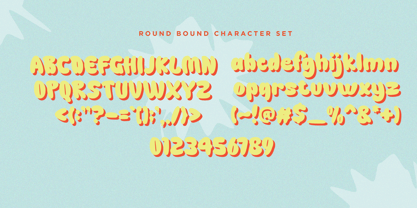 Round Bound Groovy Font Poster 11