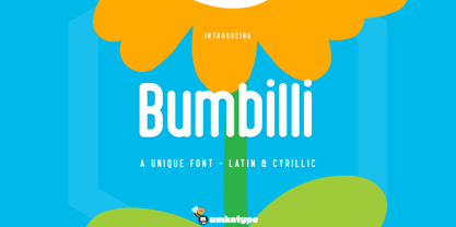 Bumbilli Font Poster 9