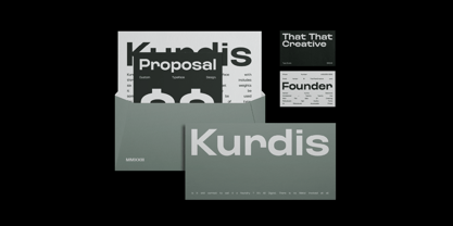 Kurdis Font Poster 2