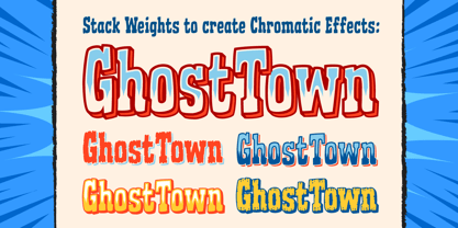 Ghost Town Font Poster 3