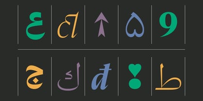 Spica Arabic Font Poster 3