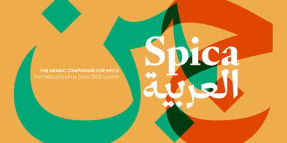 Spica Arabic Font Poster 1