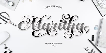 Maritha Font Poster 1